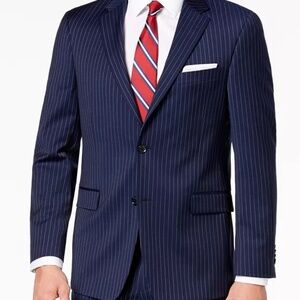 Tommy Hilfiger Pint Stripe Suit (40R, 32x32)